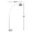 Santori 79'' Brushed Arched Floor Lamp