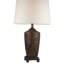 Lampe de table brune 30 po Gurteerith
