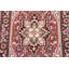 Tapis traditionnel rouge à motif géométrique 3x5