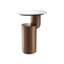 Tosca Marble Pedestal End Table