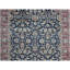 Hand-Knotted High-Quality Blue and Red Area Rug