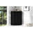 Black Triangle Cabinet For Bathroom, With Adjustable Shelf, Construction Modern Storage Cabinet, Shape, Shelves,-925152732