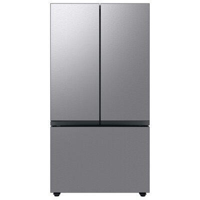 Bespoke 3-Door French Door Refrigerator (24 cu. ft.) with Beverage CenterÂ -  Samsung, RF24BB6600QLAA