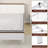Givens Wood And White Metal Frame Platform Bed With Headboard Noise Free-393639404