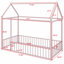 Structure de lit en métal avec clôture-753453185