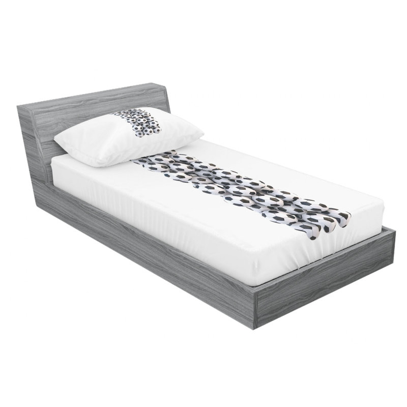 Microfiber Sheet Set, Twin Sheet Set with Fitted Sheet, R