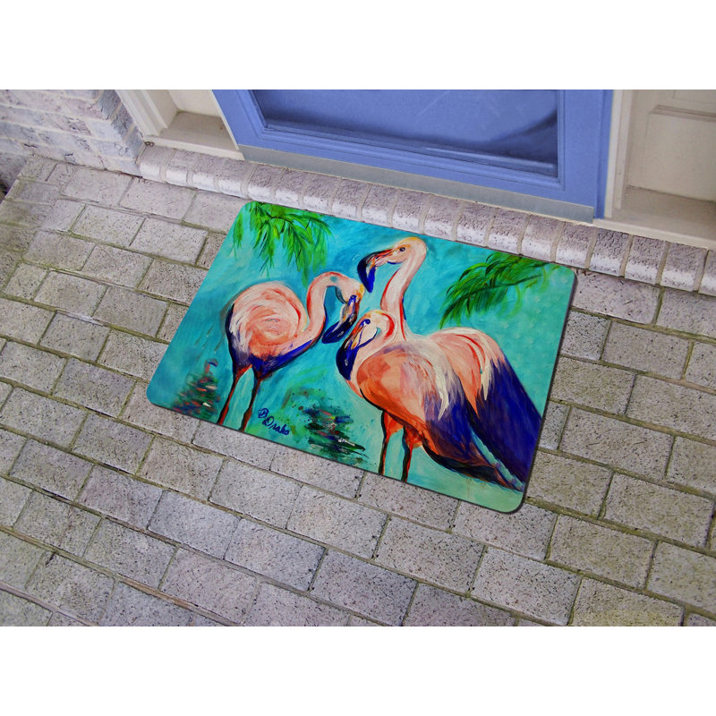 Tapis d'entrée / extérieur antidérapant Kepner, L 18 po x L 26 po