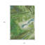 Tapis intérieur lavable abstrait vert 10 pi x 14 pi