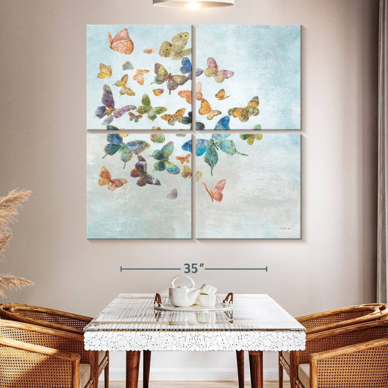 Brampt beaux papillons lumineux, H 50 po x l 50 po