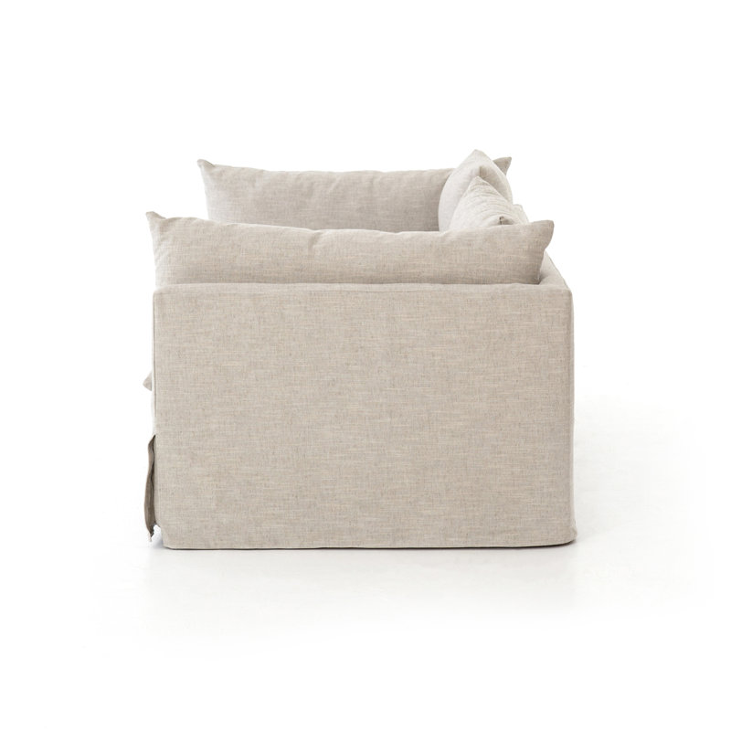 Reggio Two Arm Chaise Lounge, Valley Nimbus Linen Blend