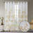 Burnout Printed Window Curtain Panel (Single Piece)-1490076088