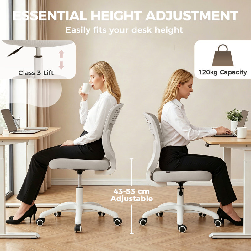 Rebrilliant Mesh Office Chair, Grey