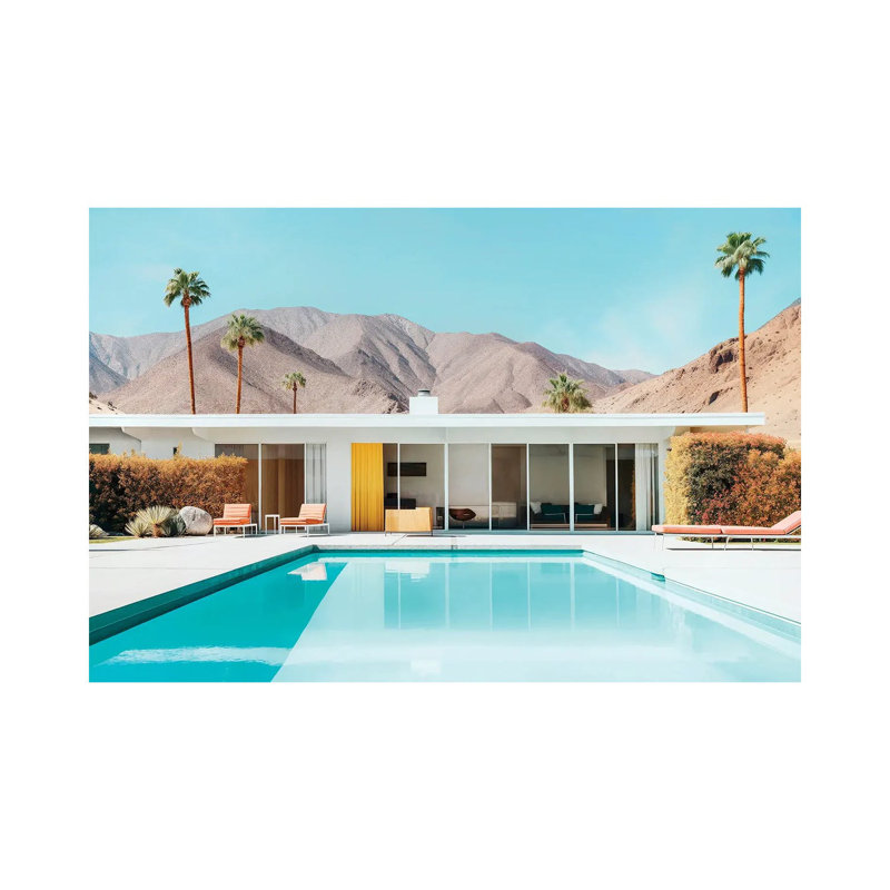 Mid-Century Modern Palm Springs - impression d'art mural