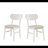 Modern Dining Chairs Set of 2 with Ergonomic Support