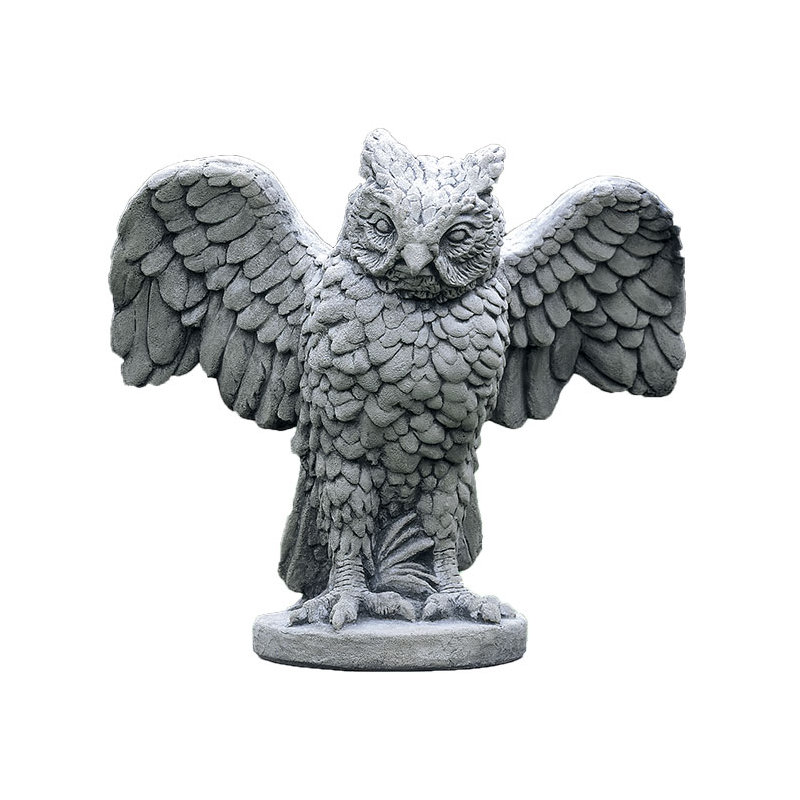 Soaring Owl Statue, Natural
