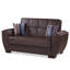Causeuse convertible rembourrée avec rangement, causeuse pour studio, dortoir, salon-117845658