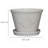 Lorna Ceramic Pot Planter with Saucer