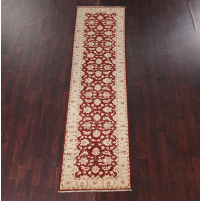 One-of-a-Kind 2'6" X 9'6" New Age Runner Wool Area Rug in