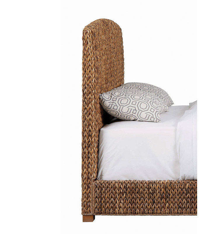  Arleen Woven Banana Leaf Headboard Amber, King
