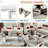 Luxury Rectangular Mirror Coffee Table With Fluted Tempered Glass And Rounded Edges