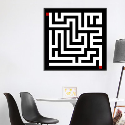 Albree Modern Labyrinth, impression sur toile