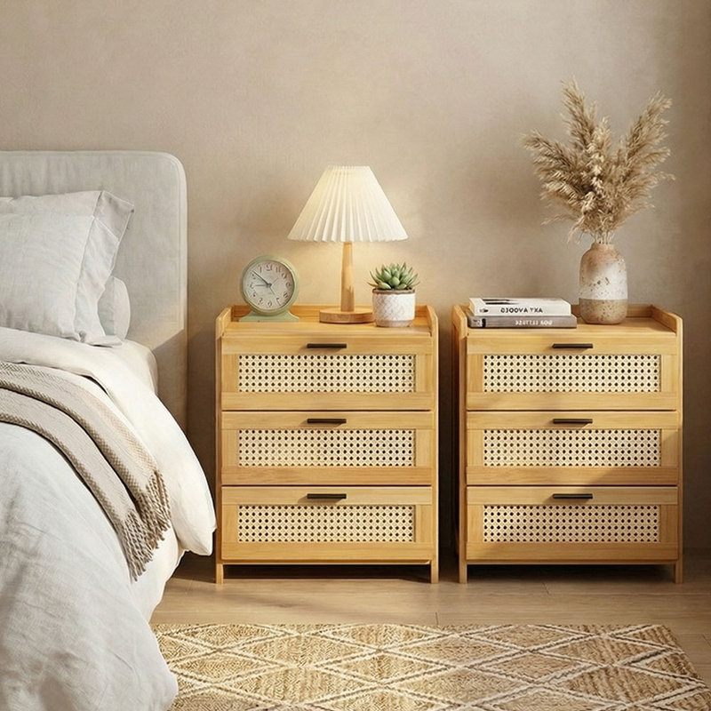 42cm W Bedside Table