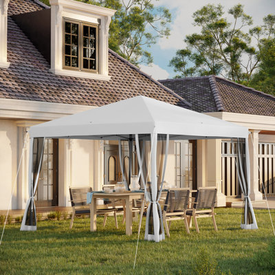 10 Ft. W x 10 Ft. D Metal Pop-up Gazebo