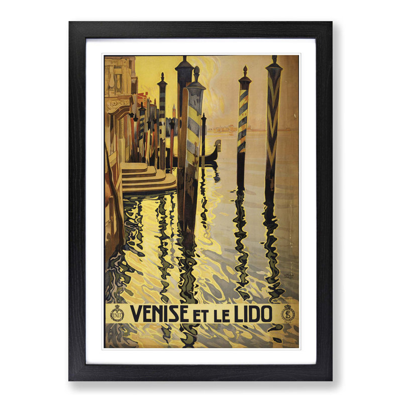 Single Picture Frame Print, Black