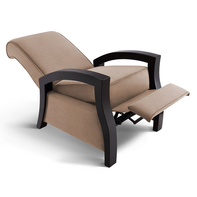 Kuta Upholstered Recliner, Brown
