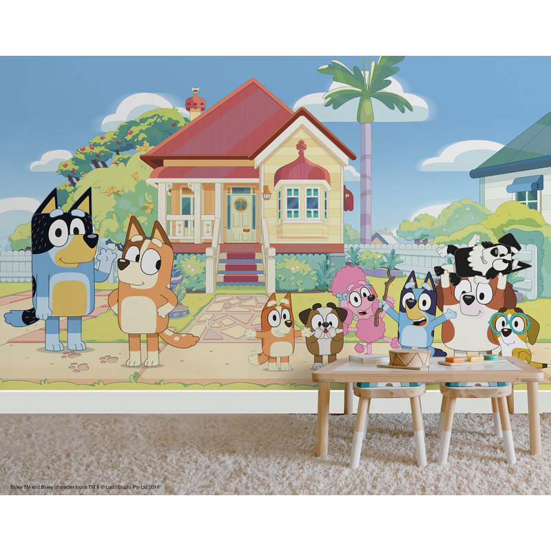 Adhésif mural Bluey Friends & Family