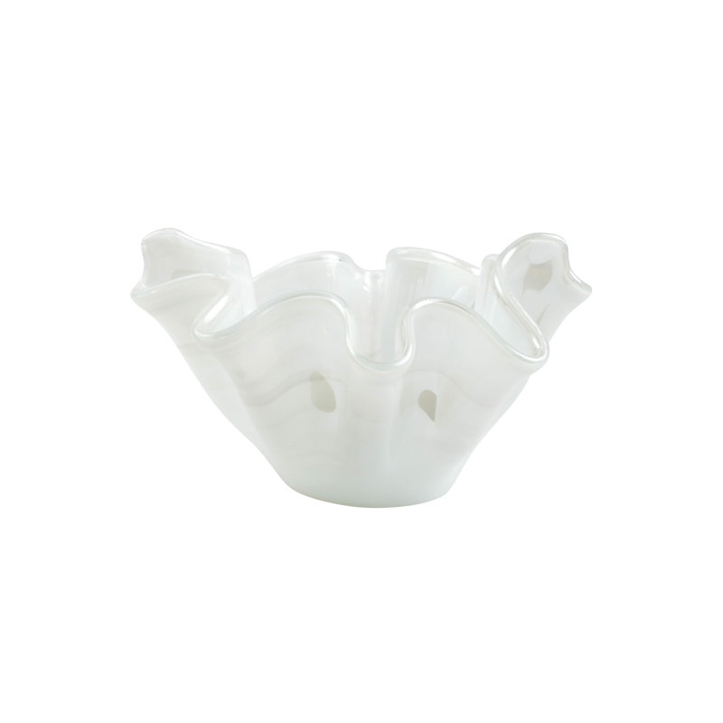Bol blanc Onda, Blanc, H 7,75 po x l 13 po x P 12,5 po