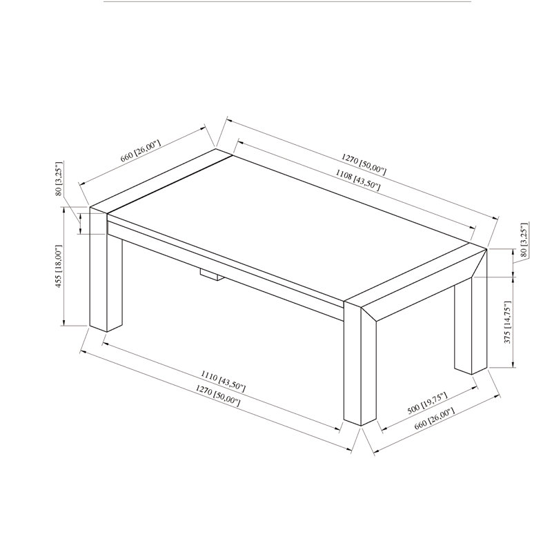 Table basse Ana Beige