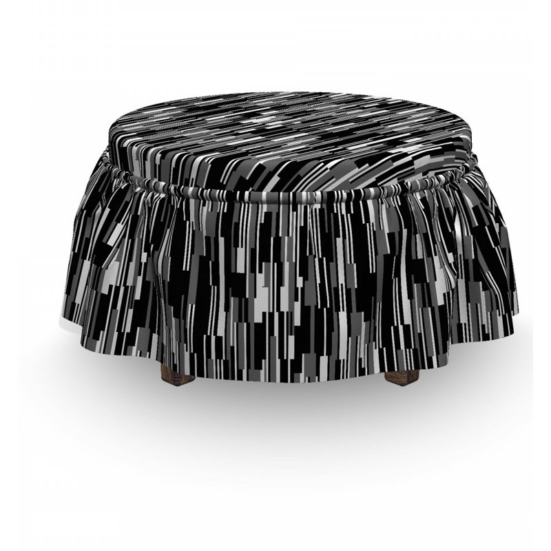 Box Cushion Ottoman Slipcover