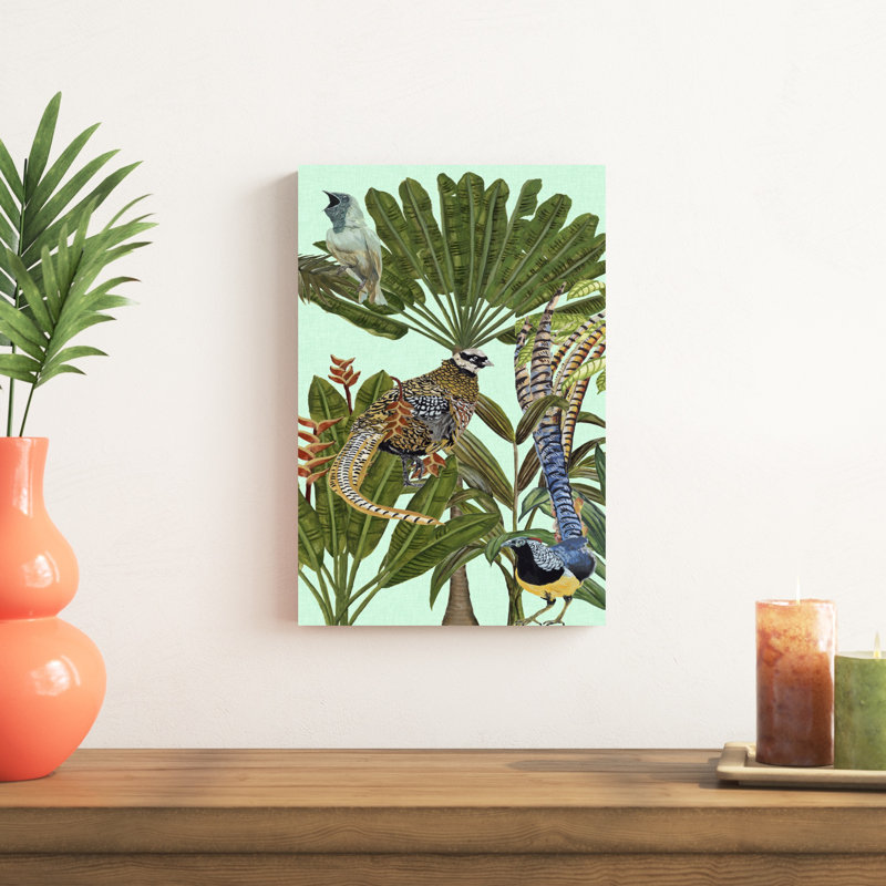 Birds Paradise III, H 18 po x l 12 po x P 1,25 po