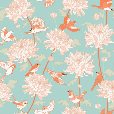 Peel & Stick Floral Tile