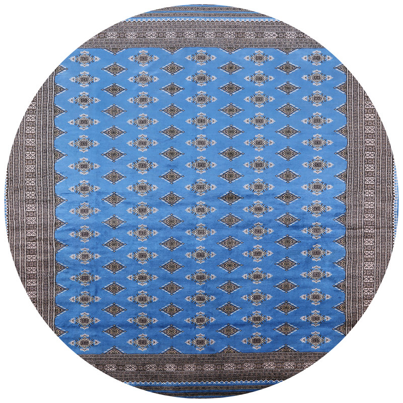 Yareli Oriental Indoor Rug, Round 4'