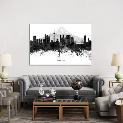 Tokyo Skyline by WallDecorAddict - Wrapped Canvas Gallery-Wrapped Canvas Giclée