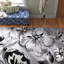 Tapis gris / argenté / noir Rooshi-33381050