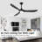 3 Blade Smart Solid Wood Ceiling Fan With Dimmable LED Light & Remote, Reversible DC Motor-265500839-263041755