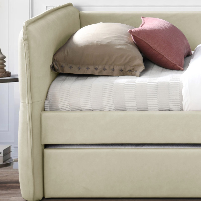 Daybed With A Trundle (Daybed), Tan