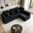 L shape Modular Sectional Sofa-2047578589