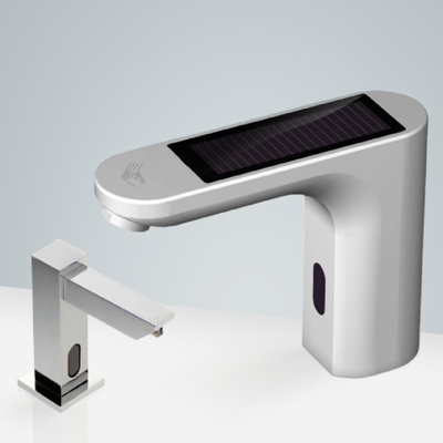 Single-Hole Bathroom Faucet with Drain Assembly