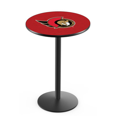 NHL Round Metal Base Dining Table