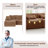 6 Piece Cloud Upholstered 144.5" Oversized Modular U Shape Soft Chenille Compression Chaise Sectional Sofa with Wide Arms and Pillows, No Assembly Required-127662702