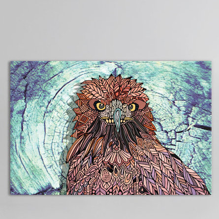 « golden eagle », impression sur toile tendue, H 40 po x l 60 po x P 1,5 po, Papier d'art encadré noir, Pas de tapis