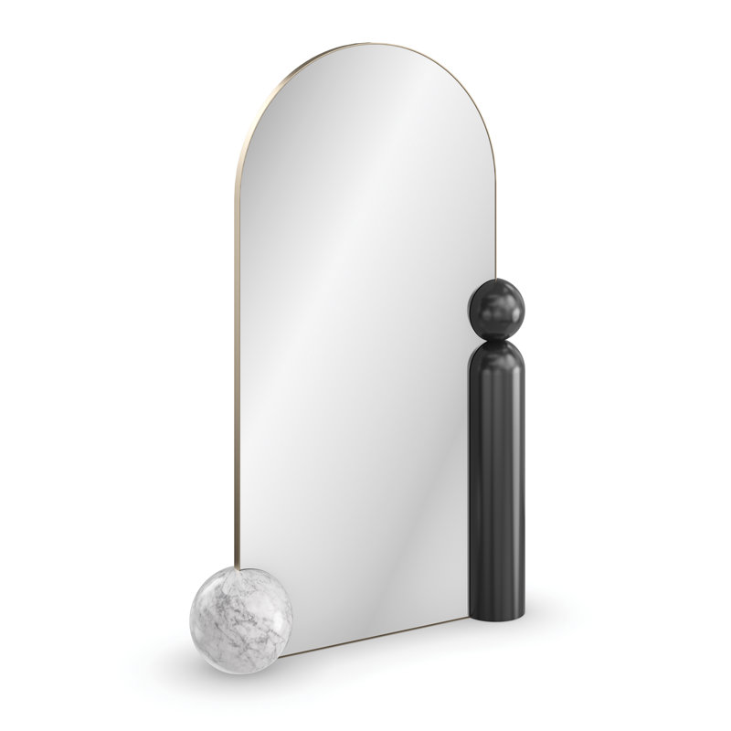 Balance Metal Arch Floor Mirror