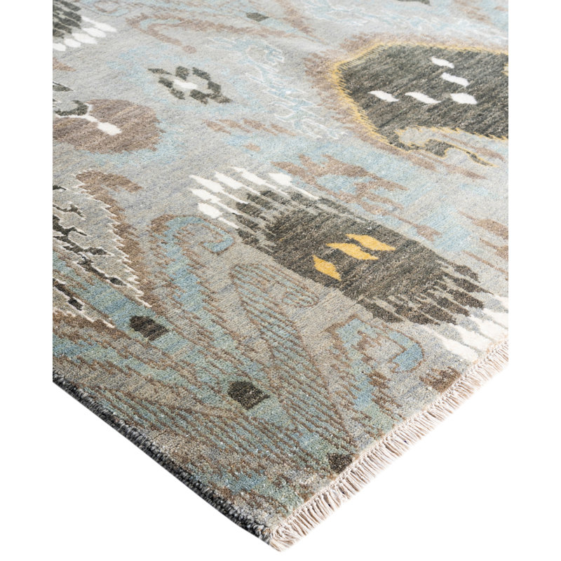 Overdyed One-of-a-Kind 8' 10" X 12' 8" Hand Knotted Area Rug