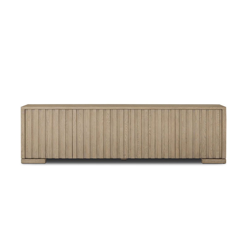RAMOS MEDIA CONSOLE-BLEACHED OAK