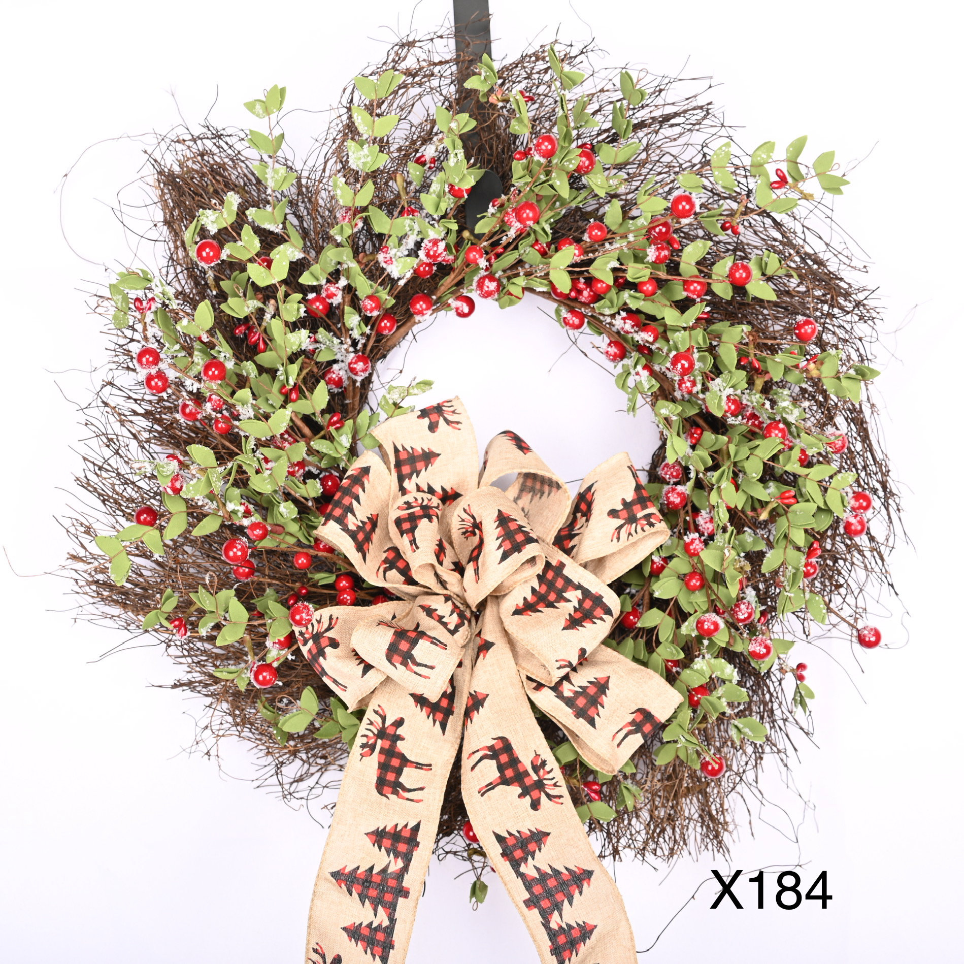 Farmhouse Wreath/floral Wreath/year Round Wreath/wreath With Bow/rustic  Wreath/indoor Wreath/grapevine Wreath 