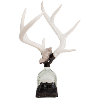 Antler Handcrafted Glass Decorative Bottles
